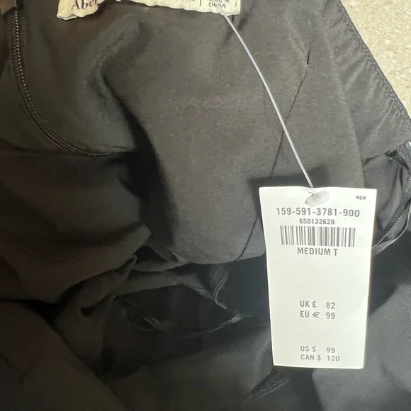 Abercrombie & Fitch Black Strapless Halter-Tie Mini Dress - Picture 7 of 8